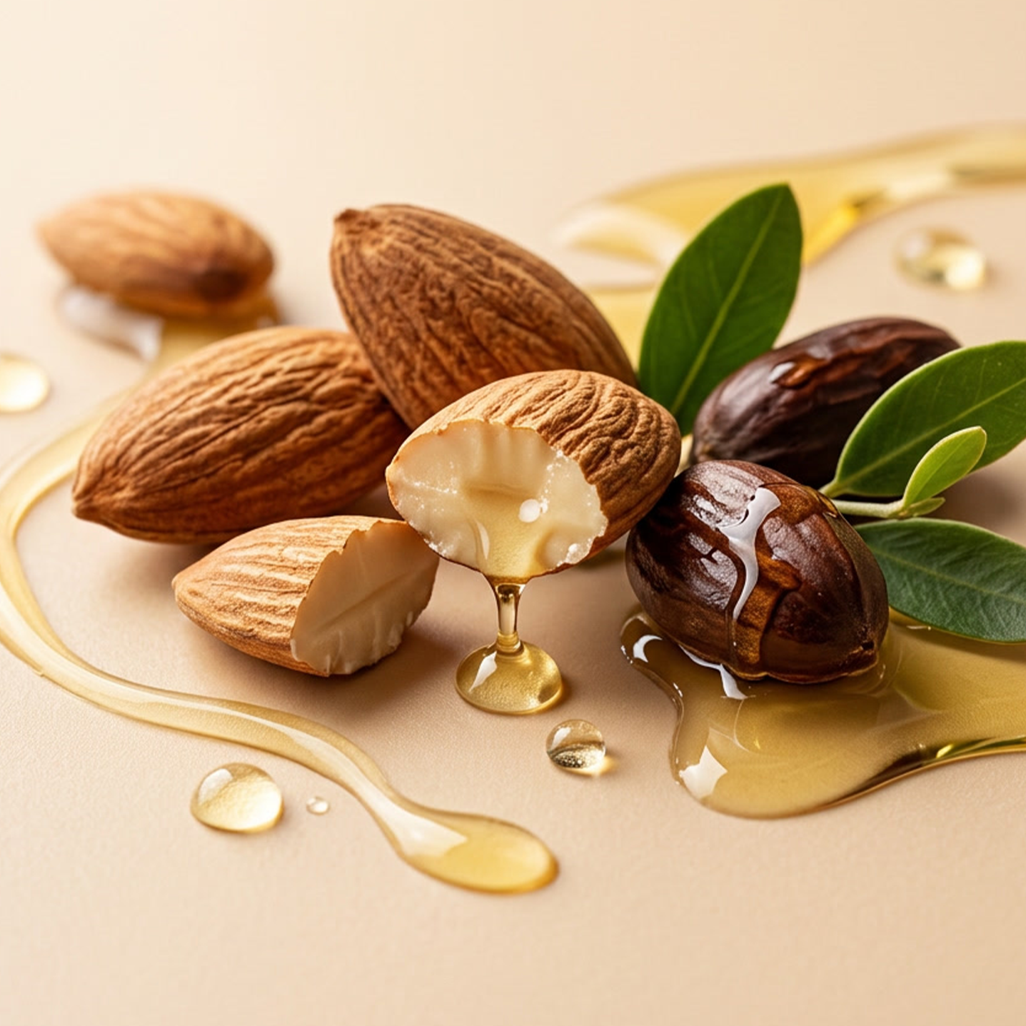 Αμυγδαλέλαιο και jojoba